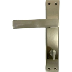 Konak Bilge Saten Wc Kapı Kolu – Modern Tasarım, Dayanıklı Malzeme (1 Takım-Arka ve Ön)