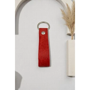 Hakiki Deri Root Series Anahtarlık Kırmızı