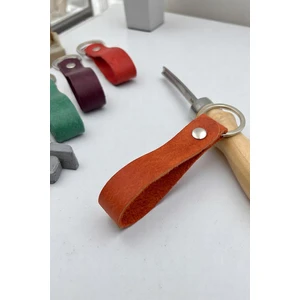 Hakiki Deri Root Series Anahtarlık Orange