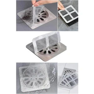 20 Adet Lavabo Süzgeci Banyo Gider Süzgeci Sineklik Tamir Kiti Telli Gider Saç Toplayıcı