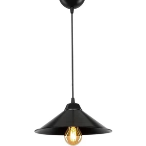 Şapkalı Tekli Siyah Tekli Avize