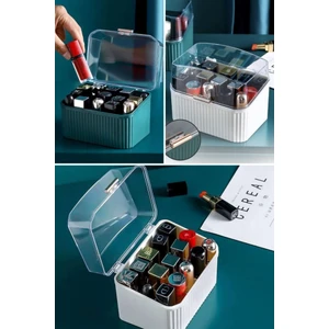 House By House Kapaklı 15 Bölmeli Oje ve Ruj Düzenleyici Organizer