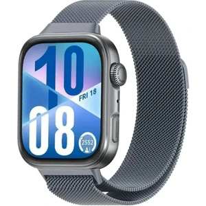 Huawei Watch Fit 4 / Fit 4 Pro Uyumlu Metal Hasır Örgü Manyetik Kordon Kayış