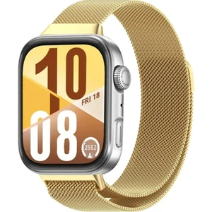 Huawei Watch Fit 4 / Fit 4 Pro Uyumlu Metal Hasır Örgü Manyetik Kordon Kayış