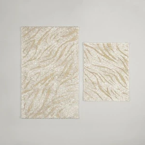 Zetra 2'li 60X100 / 50X60 cm Banyo Paspas Seti Latte