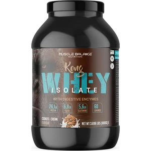 Muscle Balance Kong Whey Isolate Protein 1800 Gr 60 Servis Kurabiye