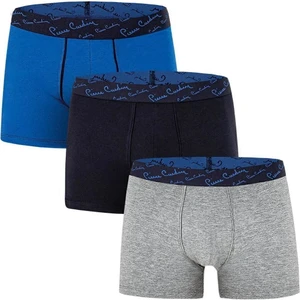 Pierre Cardin Erkek Pamuklu Saks-Lacivert-Gri 3 Lü Boxer