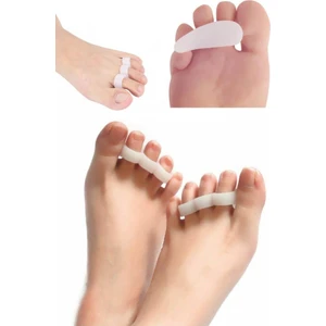 Sanal Trend 2 Çift 3 Parmağa Geçen Çekiç Ayak Parmak Düzeltici Makaralı Silikon Parmak