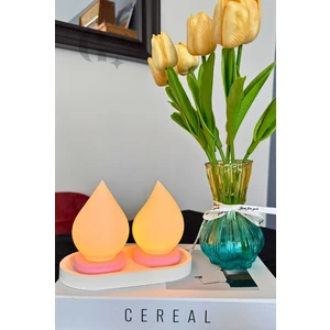 Alev Figürlü Tealight LED Mum Lamba