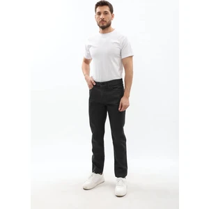 Blue White Erkek Regular Fit Koyu Gri Jean Pantolon