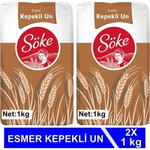 Esmer Kepekli Un 2 x 1 kg 2li Set Tek Ebat