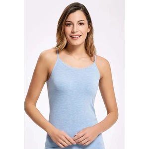 Melanjlı Dantelli Ip Askılı Atlet