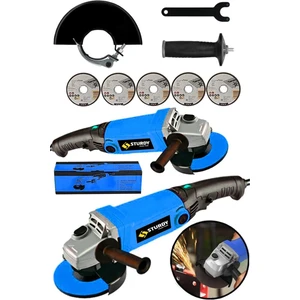 Power Tools Japon Teknoloji Bakır Sargı 1100 W 125 mm Spiral Avuç Içi Kesme ve Taşlama Makinası New