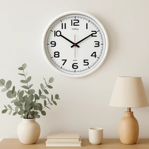 28  cm  Beyaz Çerçeveli Duvar Saati 241864