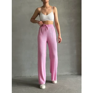 Kadın Beli Lastikli Palazzo Pantolon