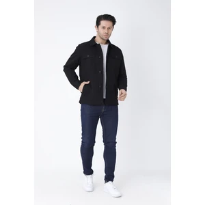Erkek Mevsimlik Mont Ceket Düğmeli 4 Cepli %100 Pamuk Kumaş