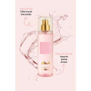 Taslı Vücut Spreyi Blush Pembe Renkli Ferahlatıcı Etki 150 ml Unisex Kullanım İçin