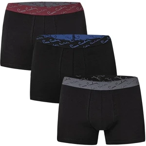 Pierre Cardin Erkek 3lü Stretch Boxer Siyah