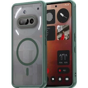 Nothing Phone 3A Telefon Kılıfı, Manyetik Darbeye Dayanıklı Telefon Kılıfı, Şeffaf Hibrit Kapak Nothing Phone 3A (Yurt Dışından)