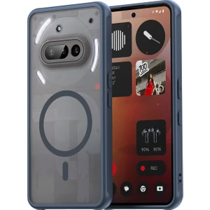 Nothing Phone 3A Telefon Kılıfı, Manyetik Darbeye Dayanıklı Telefon Kılıfı, Şeffaf Hibrit Kapak Nothing Phone 3A (Yurt Dışından)