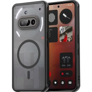 Nothing Phone 3A Telefon Kılıfı, Manyetik Darbeye Dayanıklı Telefon Kılıfı, Şeffaf Hibrit Kapak Nothing Phone 3A (Yurt Dışından)