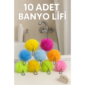 10 Adet Banyo Lifi Vücut Kesesi Lif