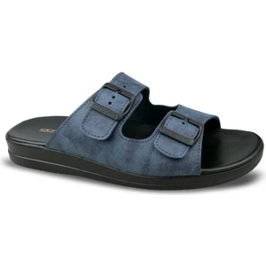 Erkek Çift Kemerli Rahat Terlik Grande-5