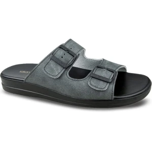 Erkek Çift Kemerli Rahat Terlik Grande-5