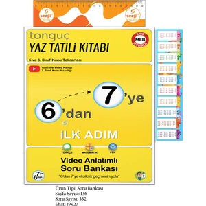 6'dan 7'ye Hazırlık Kitabı 2025 Güncellenmiş Baskı