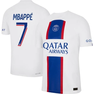 Mbappe Beyaz Paris Saint-Germain 2022/23 Üçüncü Vapor Oyuncu Forması