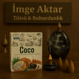Darshan İncense Coconut Geri Akış Tütsü 10 Adet