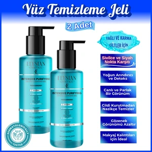 Elysian Essence Yoğun Arındırıcı Detoks Yüz Temizleme Jeli 2'li Set - Siyah Nokta Karşıtı - Aha Bha - Kojik Asit
