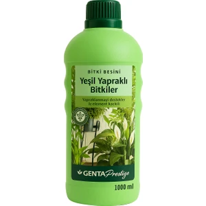 Prestige Yeşil Yapraklı Bitkiler Sıvı Bitki Besini 1000 ml – Iz Element Katkılı N-P-K Formülü ile Yoğun Yeşillik