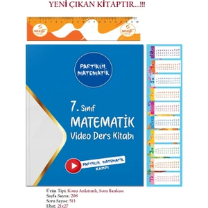 7. Sınıf Partikül Matematik Video Ders Kitabı 2025 Yeni Ürün