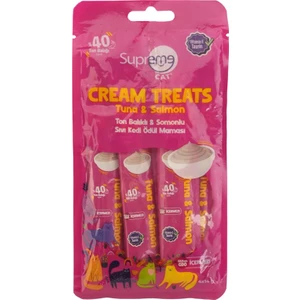 Supreme Cat Sıvı Kedi Ödül Maması Ton Balıklı & Somonlu 4X14 gr