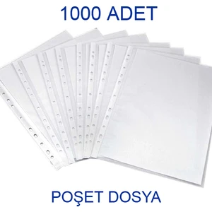1.000 Adet A4 Şeffaf Dosya Föy Poşet Dosya