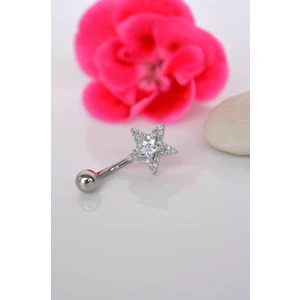 Sacce Scarves & Accessories Sacce Scarves&Accessories Yıldız Model Göbek Piercingi Yıldızlı Çelik