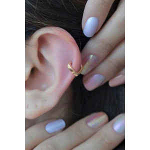 Kalp Model Halka Piercing Tragus Helix Kıkırdak Küpesi