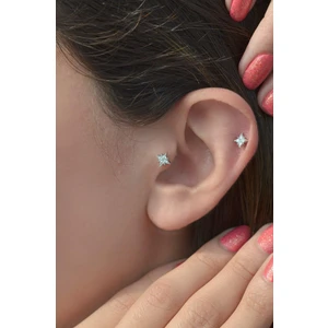 Kutup Yıldızı Piercing Helix Kıkırdak