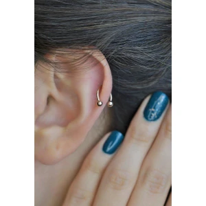 8 mm Rose Çelik Top Uçlu Piercing Septum Kıkırdak