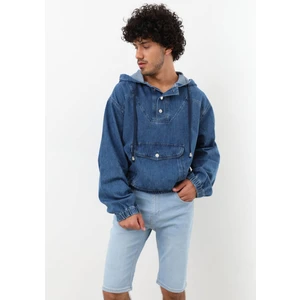 Banny Jeans Erkek Jean Sweatshirt Koyu Mavi