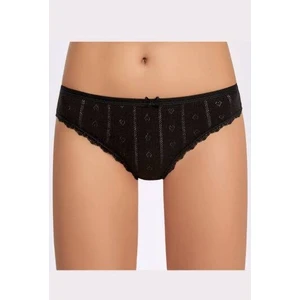 Jakarlı ( Transferli Ribana ) Kadın Bikini Külot   3 Adet