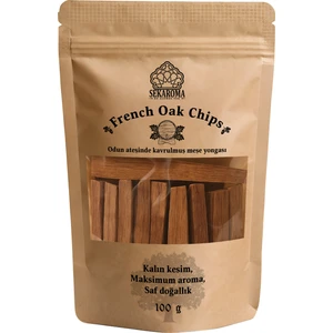 Sek Aroma Orta Kavrulmuş Fransız Meşe Yongası Cipsi - Fransız Meşe Yongası Çubuğu 100 gr