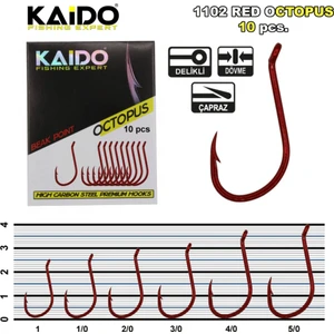 Red Octopus Beak Olta Iğnesi 1102 (10 Pcs) No:1