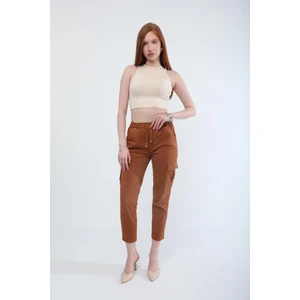 Banny Jeans Beli Lastikli Kargo Cep Jean Pantolon