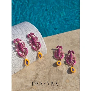 Diva Viva - Lobster Chic - Istakoz Figürlü Kadın Küpe
