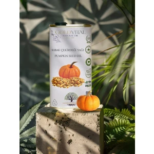 Gold Vital Kabak Çekirdeği Yağı 1 Lt - Soğuk Press, Saf & Doğal Ürün