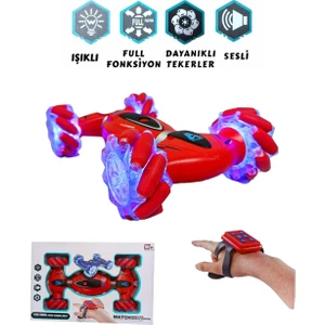 Brother Toys El Kumandalı Full Fonksiyon Şarjlı Akrobat Araba Uzaktan Bilek Kontrollü Oyuncak 25 Cm.