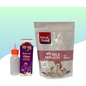 Anne Sütü Destekli Taurinli Yavru Kedi Süt Tozu 200GR + 60ML Biberon