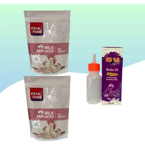 2li Anne Sütü Destekli Taurinli Yavru Kedi Süt Tozu 200GR + 60ML Biberon